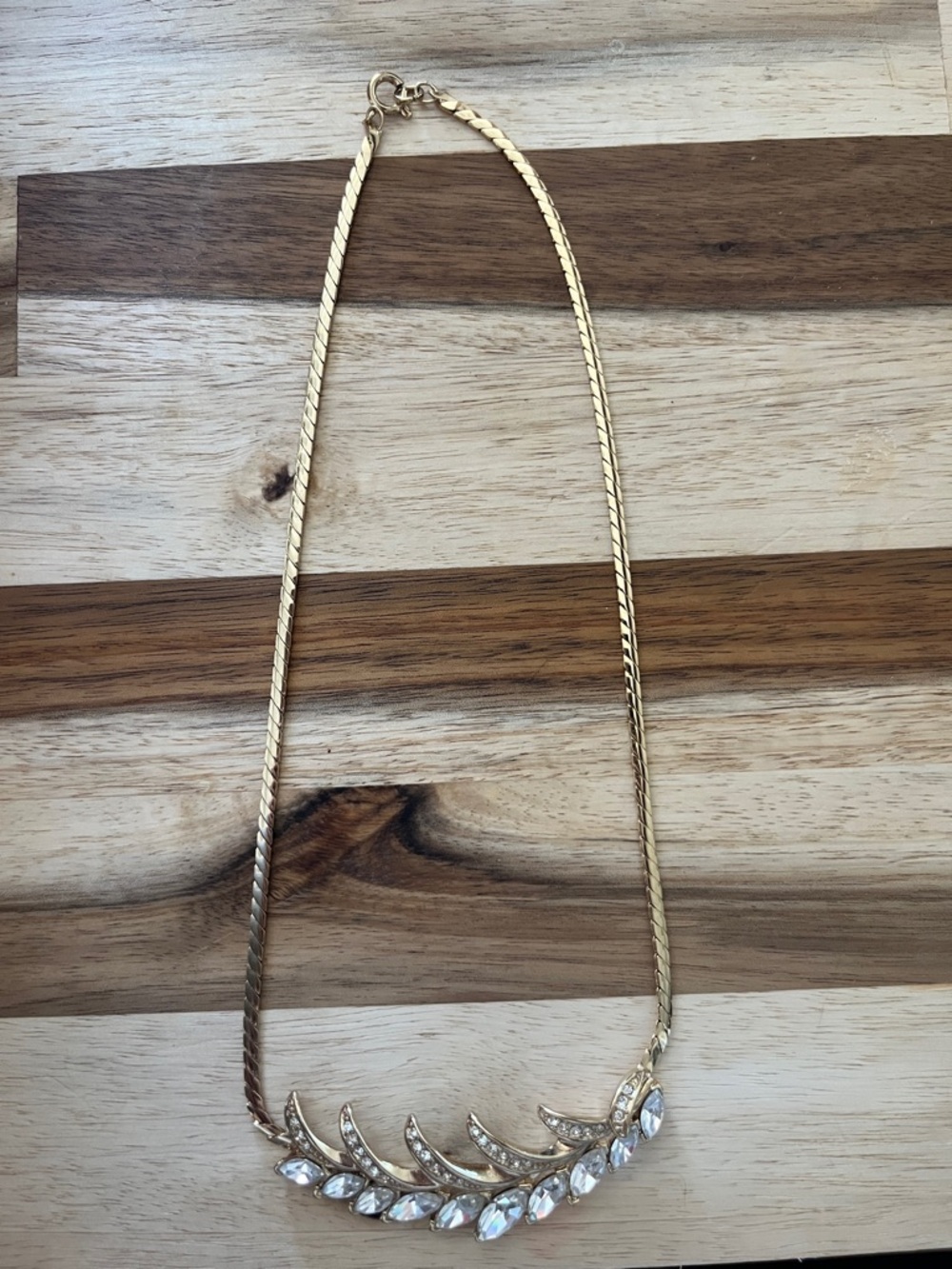 Gold-toned Tricia Necklace Choker Style